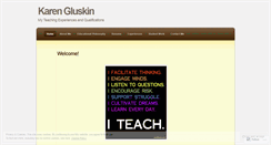 Desktop Screenshot of karengluskin.com